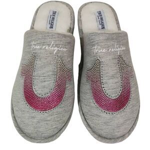 True Religion Rhinestone Slippers -M
